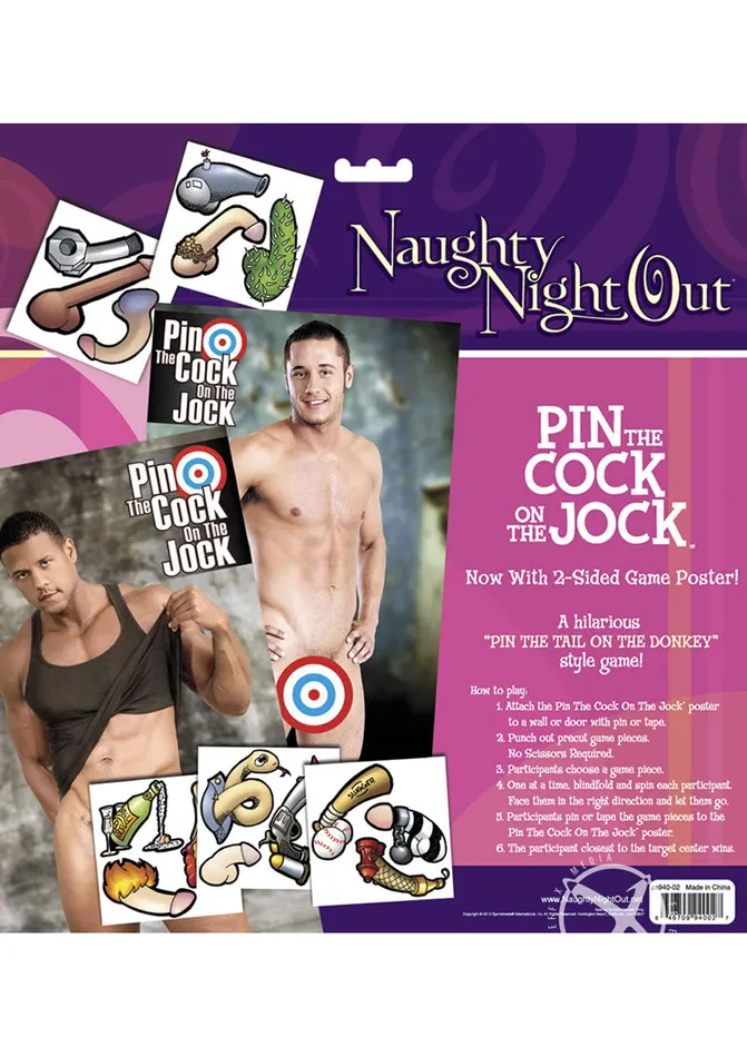 Naughty Night Out Female Sex Toys Naughty Night Out Pin The Cock On The Jock