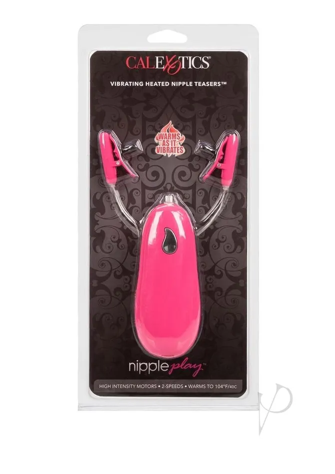 Nipple Play Couples Nipple Play Vibrating Warming Nipple Teasers with Wired Remote Control Pink Nipple Play Couples Nipple Play Vibrating Warming Nipple Teasers with Wired Remote Control Pink