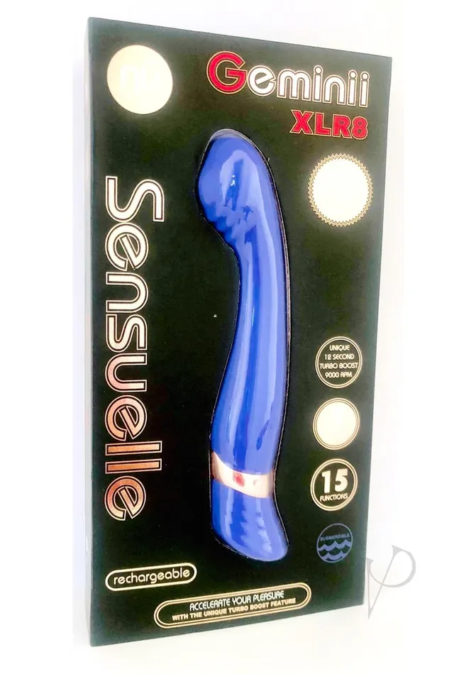 Nu Sensuelle Geminii XLR8 Rechargeable Silicone GSpot Vibrator Ultra Violet Nu Sensuelle Female Sex Toys Nu Sensuelle Geminii XLR8 Rechargeable Silicone GSpot Vibrator Ultra Violet Nu Sensuelle Female Sex Toys