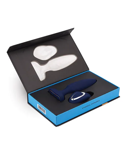 Nu Sensuelle Nu Sensuelle Andii Fino Roller Motion Rechargeable Silicone Anal Plug with Remote Control Navy Blue Male Sex Toys Nu Sensuelle Nu Sensuelle Andii Fino Roller Motion Rechargeable Silicone Anal Plug with Remote Control Navy Blue Male Sex Toys