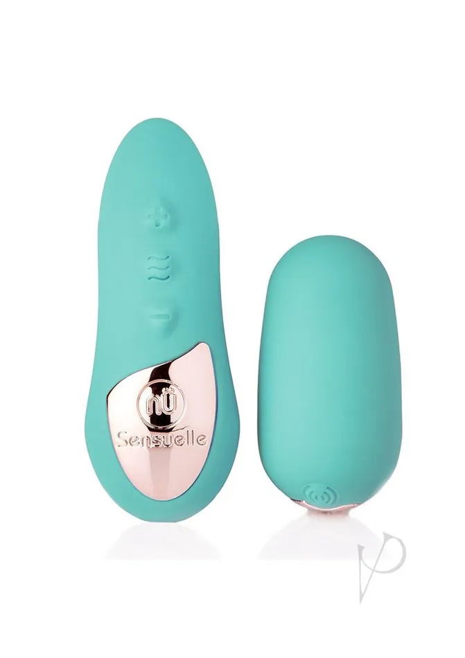 Nu Sensuelle Petite Rechargeable Egg with Remote Control Tiffany Blue Nu Sensuelle Female Sex Toys