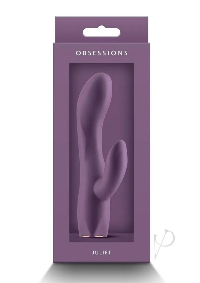 Obsessions Vibrators Obsessions Juliet Rechargeable Silicone Rabbit Vibrator Purple Obsessions Vibrators Obsessions Juliet Rechargeable Silicone Rabbit Vibrator Purple