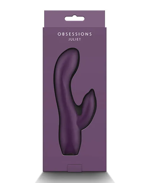 Obsessions Vibrators Obsessions Juliet Rechargeable Silicone Rabbit Vibrator Purple Obsessions Vibrators Obsessions Juliet Rechargeable Silicone Rabbit Vibrator Purple