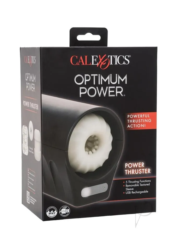Optimum Power Power Thruster Rechargeable Stroker Black Optimum Power Male Sex Toys Optimum Power Power Thruster Rechargeable Stroker Black Optimum Power Male Sex Toys