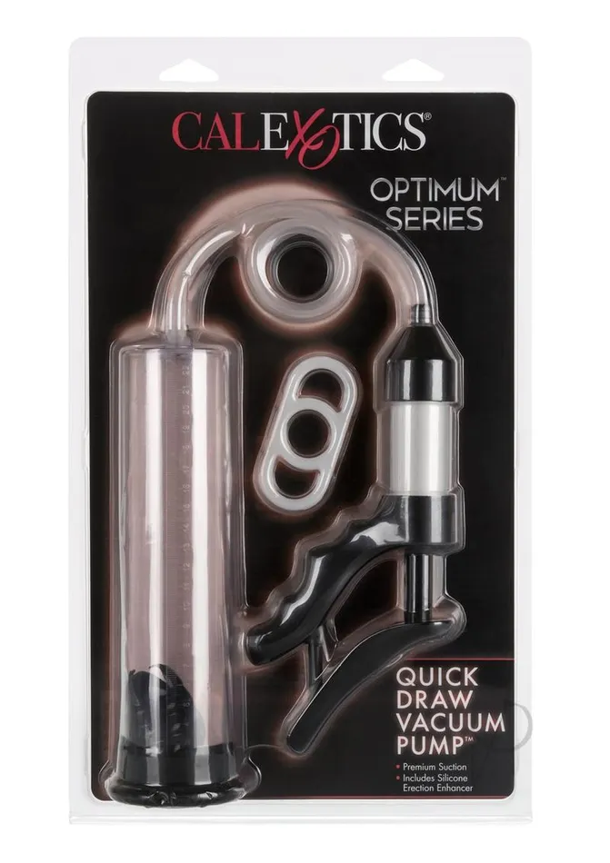 Optimum Series Male Sex Toys Optimum Series Quick Draw Vacuum Pump Clear