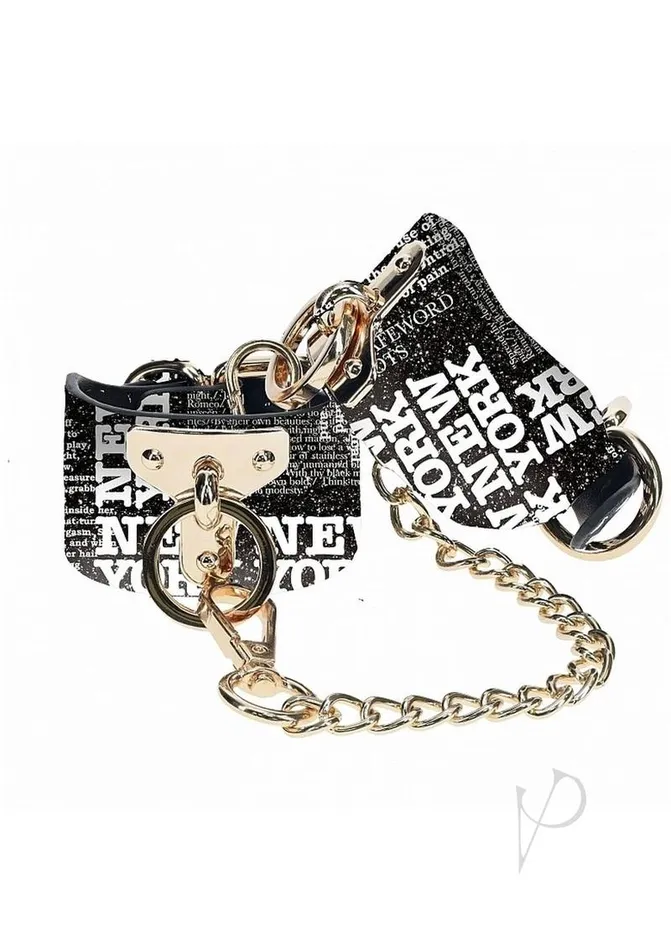 Ouch Anal Ouch NY Collection Handcuffs Black