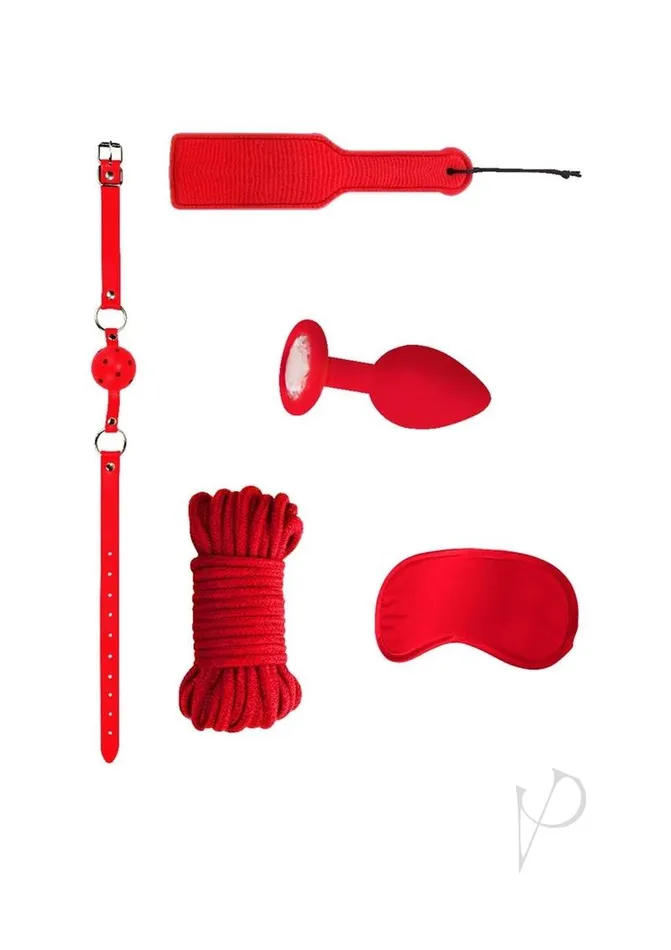 Ouch Couples Ouch Introductory Bondage Kit 5 Red Ouch Couples Ouch Introductory Bondage Kit 5 Red