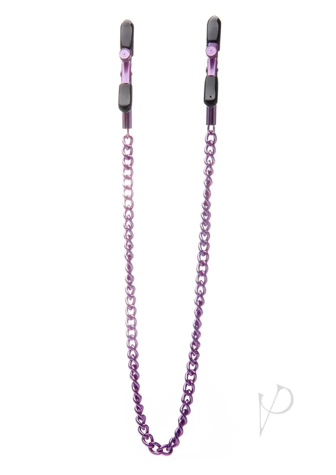 Ouch Vibrators Ouch Adjustable Nipple Clamps Purple Ouch Vibrators Ouch Adjustable Nipple Clamps Purple