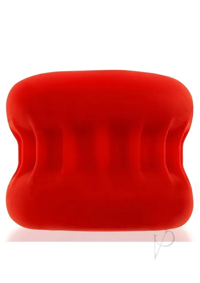 Oxballs Male Sex Toys Ultracore Core Ballstretcher with Axis Ring Red Ice
