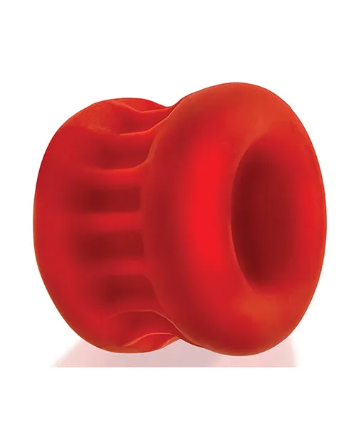 Oxballs Male Sex Toys Ultracore Core Ballstretcher with Axis Ring Red Ice