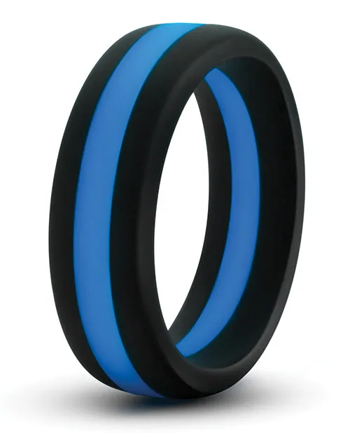 Performance Male Sex Toys Performance Silicone Go Pro Cock Ring BlackBlue
