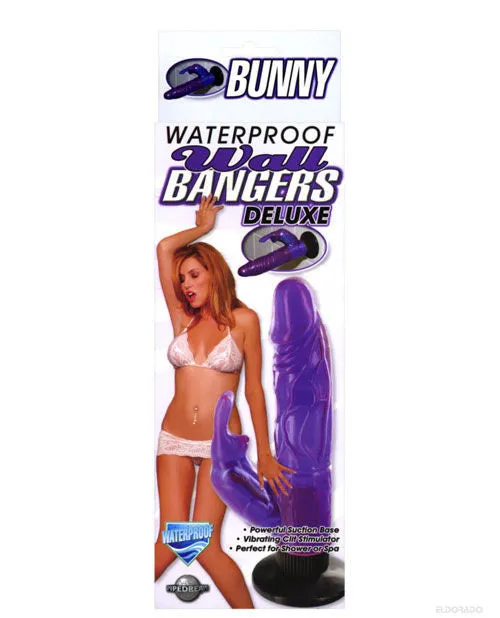 Pipedream Wall Bangers Deluxe Bunny Rabbit Vibrator Purple Vibrators Pipedream Wall Bangers Deluxe Bunny Rabbit Vibrator Purple Vibrators