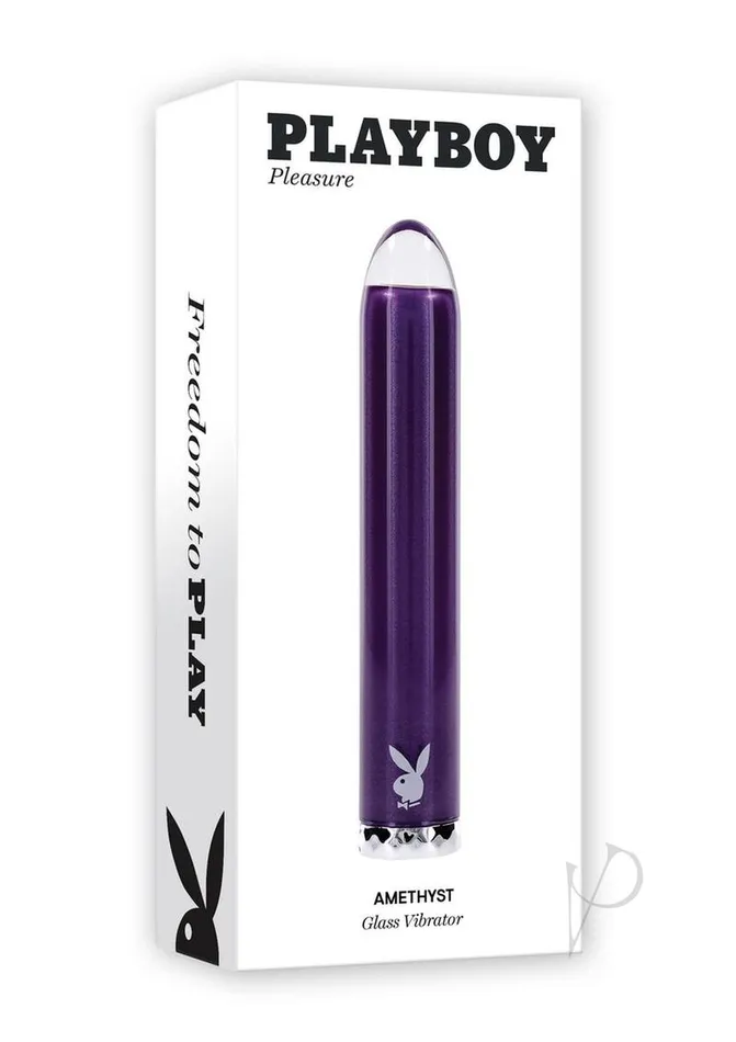 Playboy Vibrators Playboy Amethyst Rechargeable Silicone Vibrator Purple