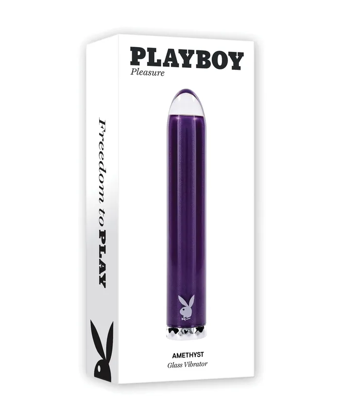 Playboy Vibrators Playboy Amethyst Rechargeable Silicone Vibrator Purple