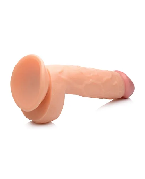 Pop Peckers Pop Peckers Dildo With Balls 825in Vanilla Female Sex Toys