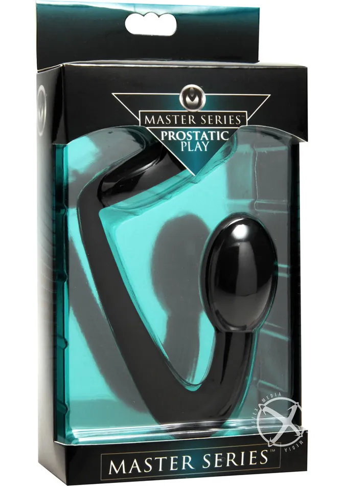 Prostatic Play Explorer Silicone Cock Ring and Prostate Plug Black Prostatic Play Anal Prostatic Play Explorer Silicone Cock Ring and Prostate Plug Black Prostatic Play Anal