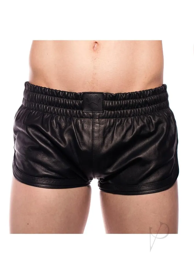 Prowler Red Restraints Prowler RED Leather Sport Shorts XSmall Black