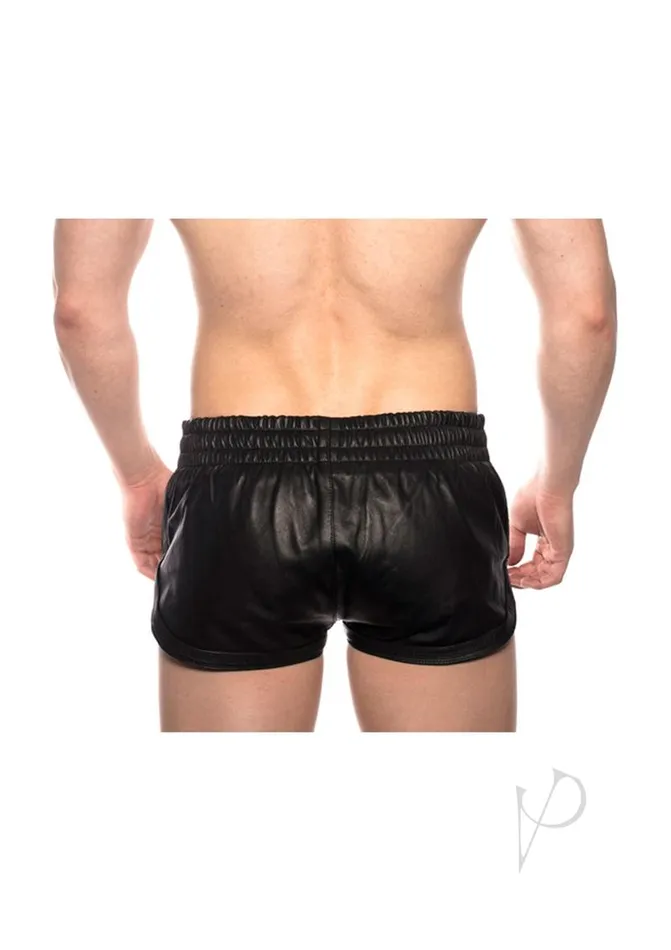 Prowler Red Restraints Prowler RED Leather Sport Shorts XSmall Black