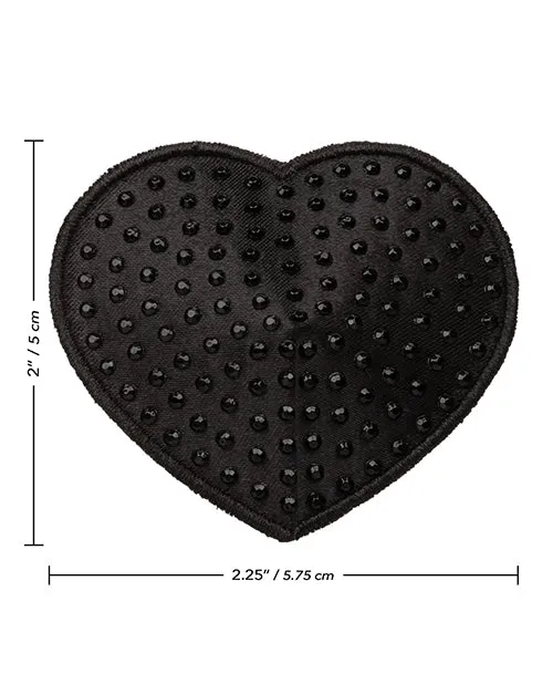 Radiance Radiance Heart Pasties Black Anal Radiance Radiance Heart Pasties Black Anal