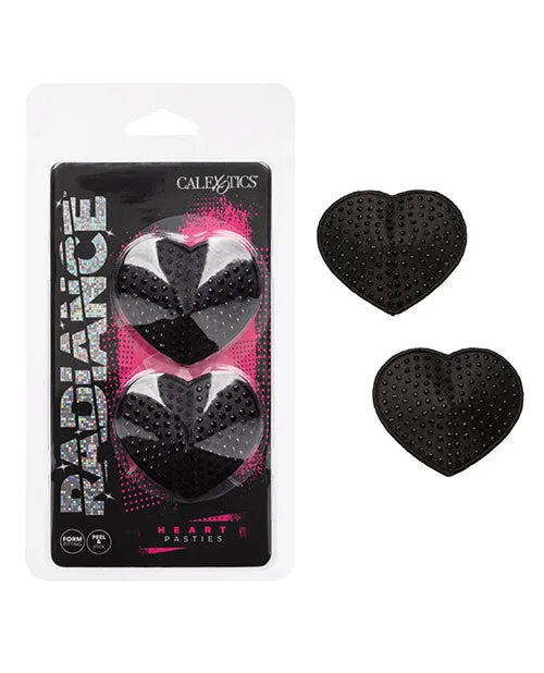 Radiance Radiance Heart Pasties Black Anal Radiance Radiance Heart Pasties Black Anal