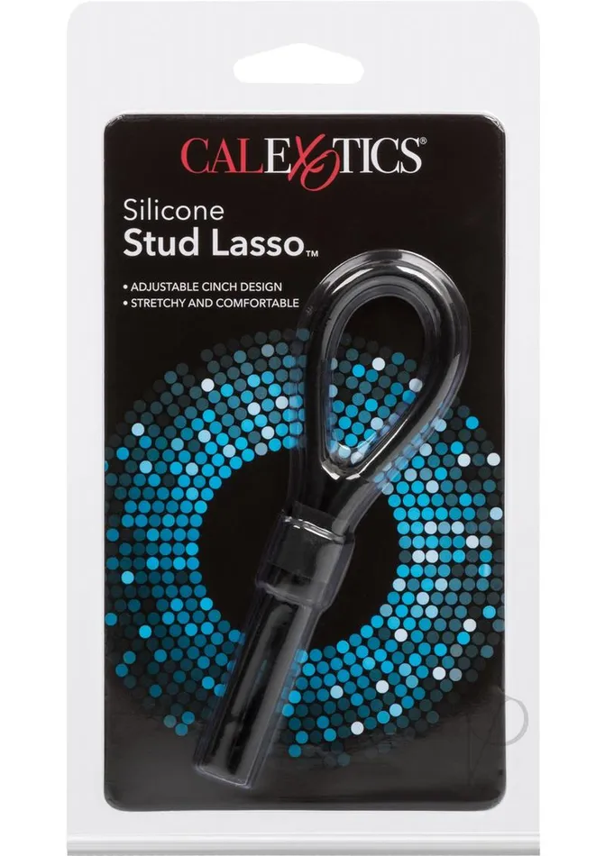 Rings Dildos Silicone Stud Lasso Adjustable Cock Tie Black