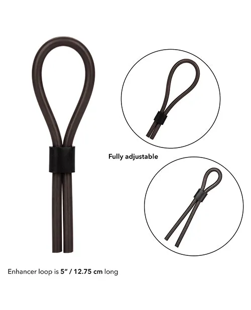 Rings Dildos Silicone Stud Lasso Adjustable Cock Tie Black Rings Dildos Silicone Stud Lasso Adjustable Cock Tie Black