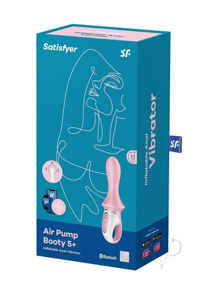 Satisfyer Air Pump Booty 5 Connect App Pink Satisfyer Vibrators