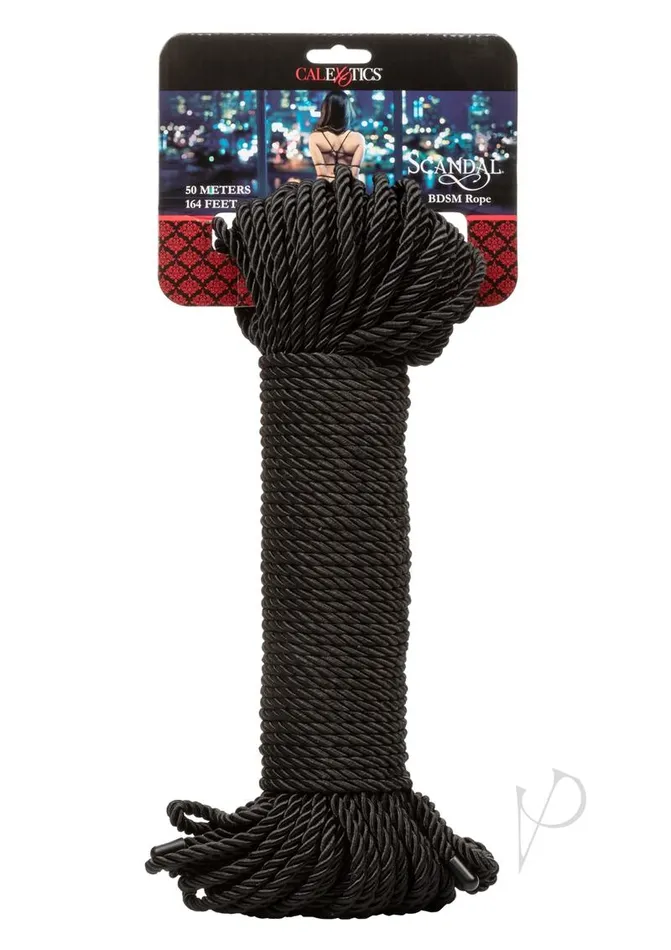 Scandal Anal Scandal BDSM Rope 164ft50m Black