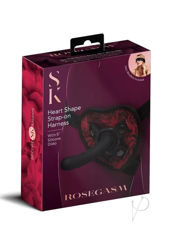 Secret Kisses Rosegasm StrapOn Harness with GSpot Dildo and Blindfold RedBlack Secret Kisses Female Sex Toys Secret Kisses Rosegasm StrapOn Harness with GSpot Dildo and Blindfold RedBlack Secret Kisses Female Sex Toys