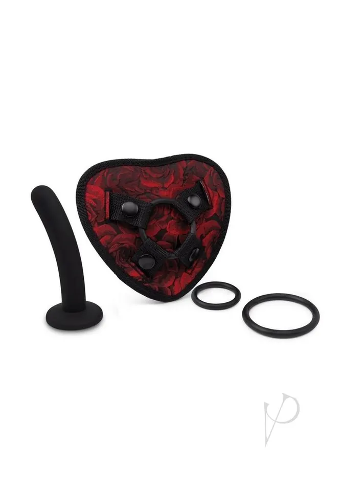 Secret Kisses Rosegasm StrapOn Harness with GSpot Dildo and Blindfold RedBlack Secret Kisses Female Sex Toys Secret Kisses Rosegasm StrapOn Harness with GSpot Dildo and Blindfold RedBlack Secret Kisses Female Sex Toys