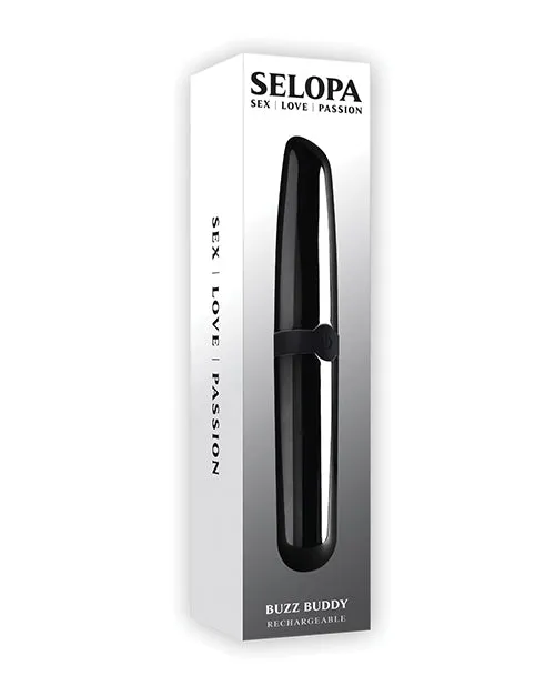 Selopa Buzz Buddy Rechargeable Bullet Black Selopa Vibrators