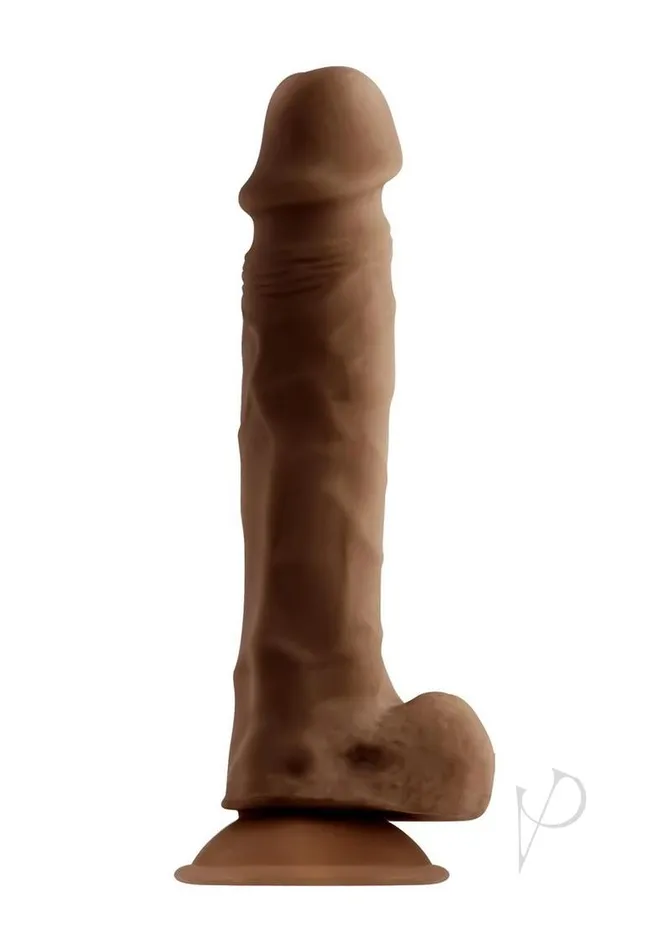 Selopa Natural Feel Dildo 65in with Balls Chocolate Selopa Dildos