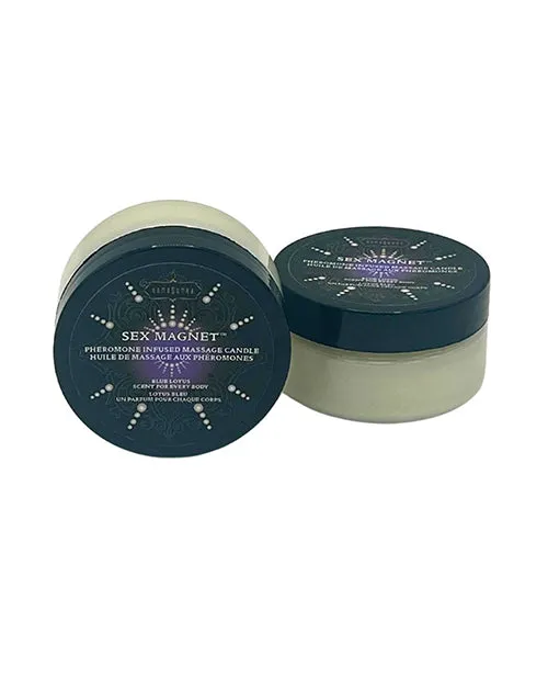 Sex Magnet Couples Sex Magnet Blue Lotus Pheromone Massage Candle 17oz Sex Magnet Couples Sex Magnet Blue Lotus Pheromone Massage Candle 17oz