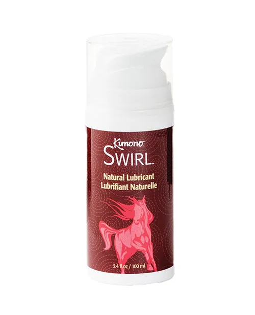 Sexual Health Wellbeing Kimono Swirl Natural Lubricant 34 oz Pump Kimono