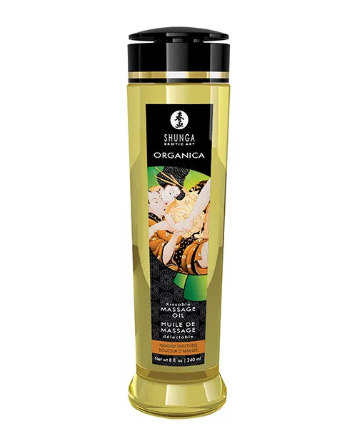 Shunga Couples Shunga Organica Kissable Massage Oil 8 oz Almond Sweetness