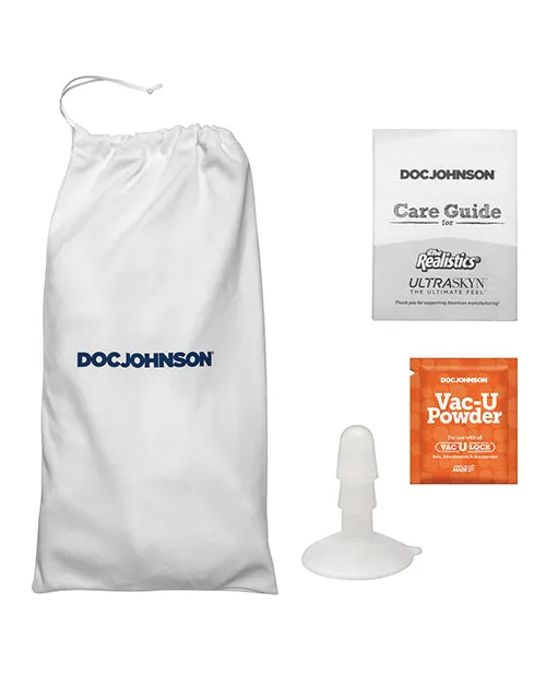 Signature Cocks Dildos Signature Cocks Ultraskyn Owen Gray Dildo with Removable Suction Cup 9in Vanilla