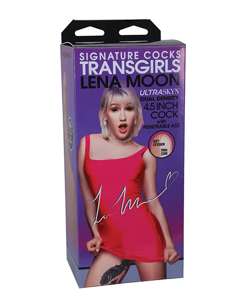 Signature Cocks Male Sex Toys Signature Cocks Transgirls with Penetrable Ass Lena Moon Vanilla