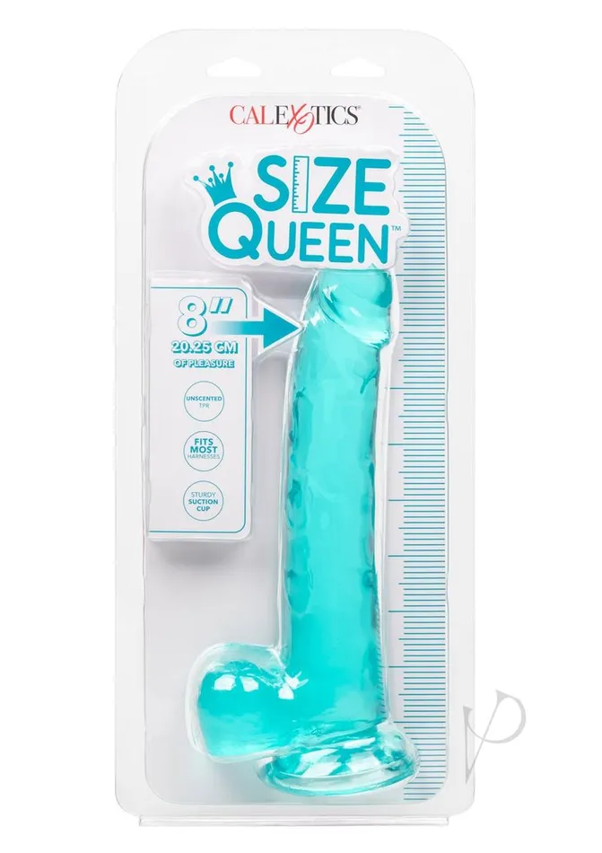 Size Queen Dildos Size Queen Dildo 8in Blue