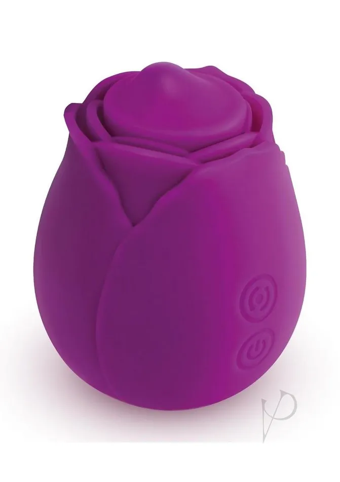 Skins Rose Buddies Rose Twirlz Rechargeable Silicone Clitoral Vibrator Purple Skins Vibrators
