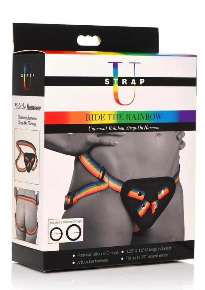 Strap U Ride the Rainbow Universal StrapOn Harness Rainbow Strap U Female Sex Toys Strap U Ride the Rainbow Universal StrapOn Harness Rainbow Strap U Female Sex Toys