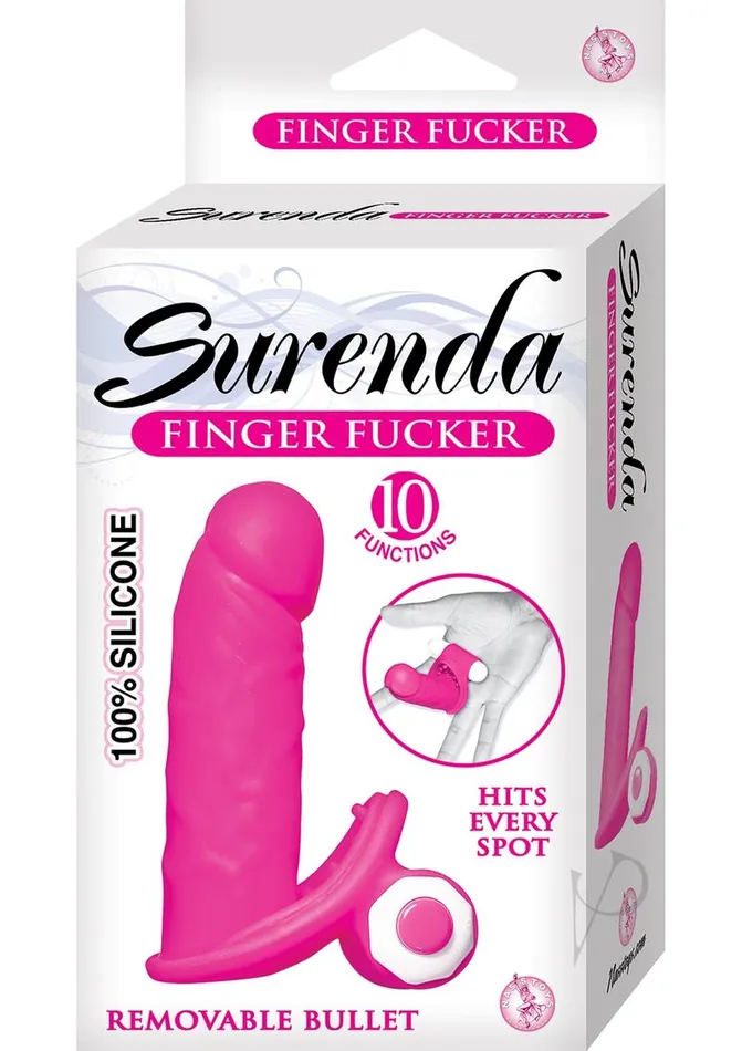 Surenda Silicone Finger Fucker Pink Surenda Vibrators