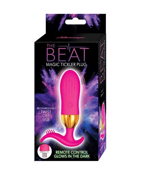 The Beat Anal The Beat Magic Tickler Rechargeable Silicone Plug Pink