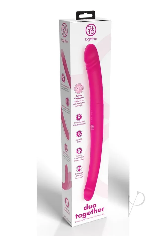 Together Toys Vibrators Together Toys Duo Together Silicone Rechargeable Double Vibrator Pink Together Toys Vibrators Together Toys Duo Together Silicone Rechargeable Double Vibrator Pink