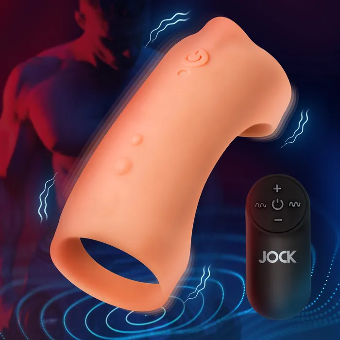 Trinity Men Male Sex Toys Vibrating Silicone Penis Sleeve