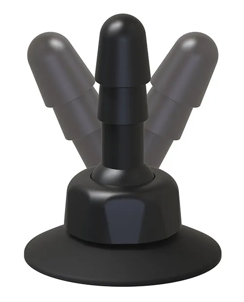 Vac U Lock Deluxe 360 Swivel Suction Cup Plug Black Vac U Lock Anal