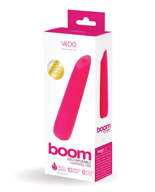 Vedo Vibrators VeDO Boom Rechargeable Ultra Powerful Vibe Pink Vedo Vibrators VeDO Boom Rechargeable Ultra Powerful Vibe Pink