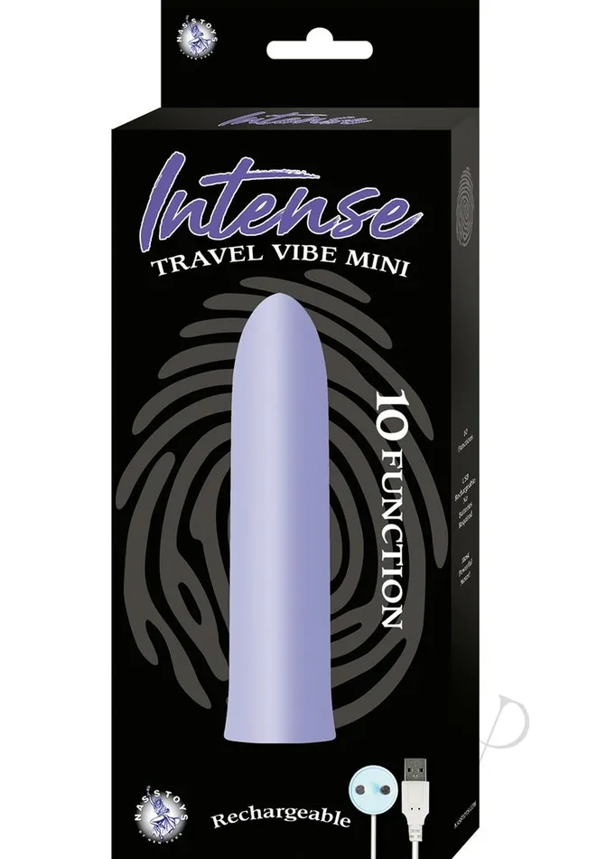 Vibrators Intense Intense Travel Vibe Mini Rechargeable Vibrator Purple