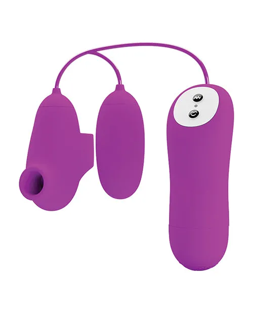 Vibrators Pretty Love Pretty Love Suction Vibro Bullets Fuchsia