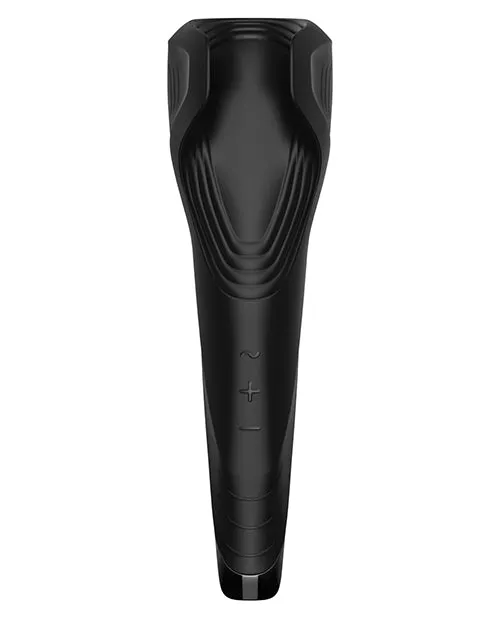 Vibrators Satisfyer Satisfyer Men Wand Male Masturbator USB Rechargeable Multi Function Waterproof Black