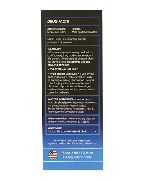 Vibrators Skins Skins Benzocaine Delay Serum 15ml